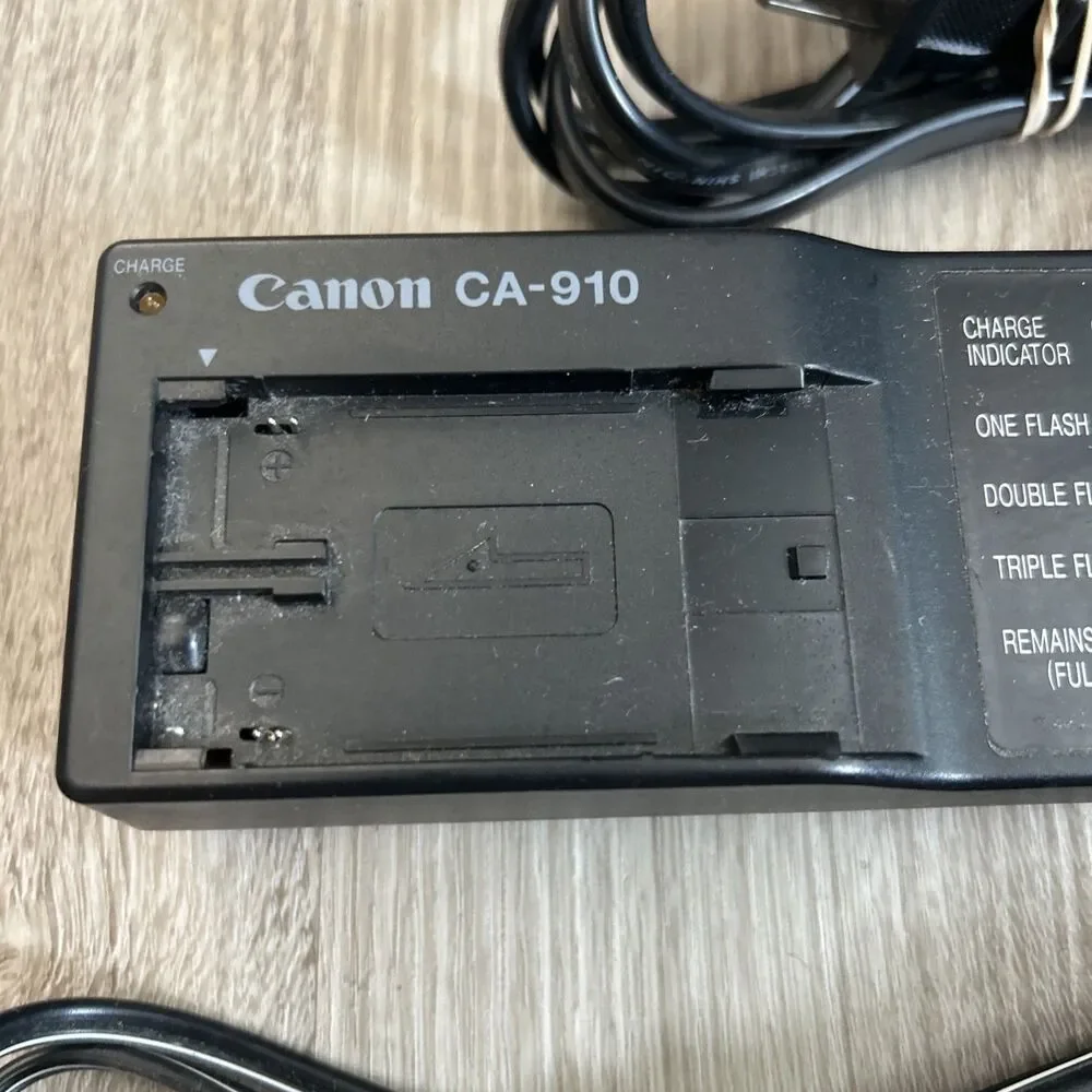 Canon CA-910 AC Adapter DC-900 Coupler XL1 XL1S XL2 Power Cord Supply Kit Tested